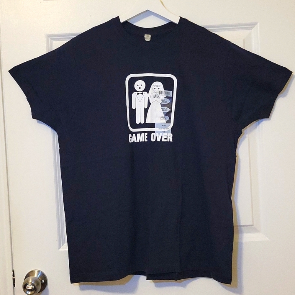 Game Over Black Wedding Shirt